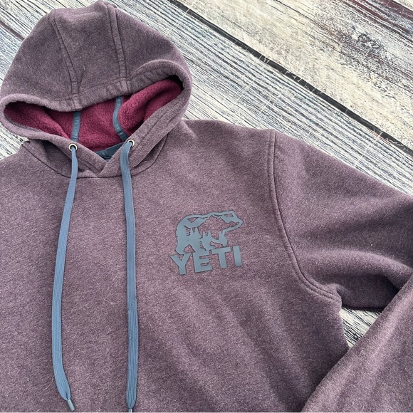 YETI Women's Purple Hoodie - Picture 3 of 7